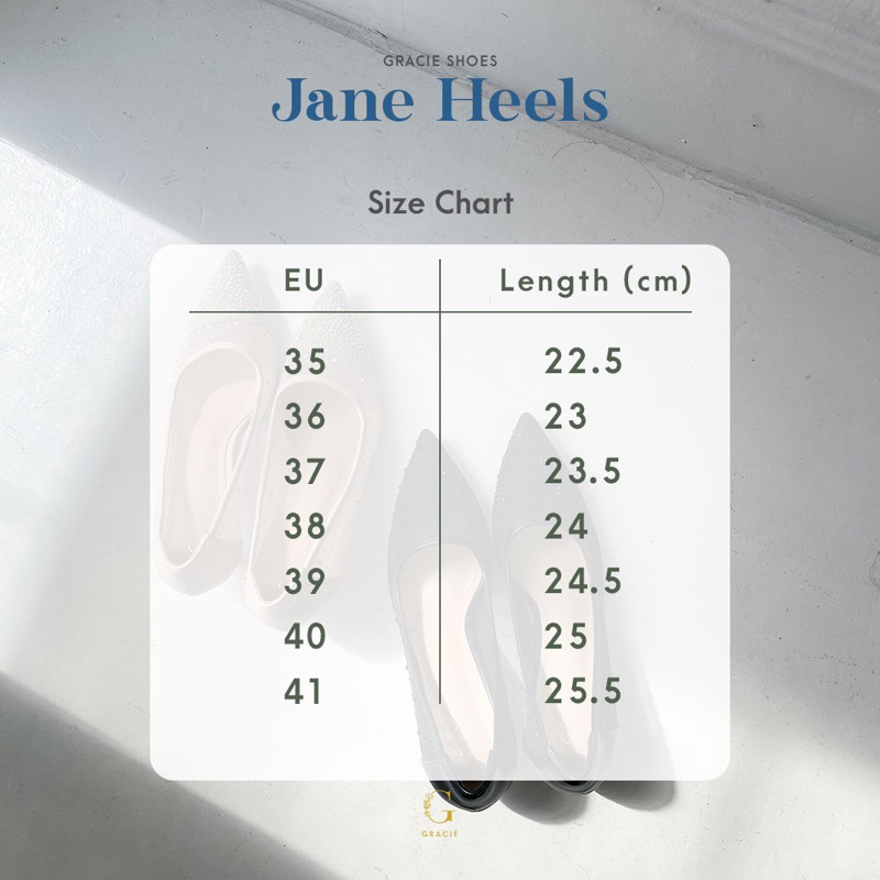 IWEARGRACIE - JANE HEELS / HEELS WANITA / HEELS PESTA / HEELS WEDDING