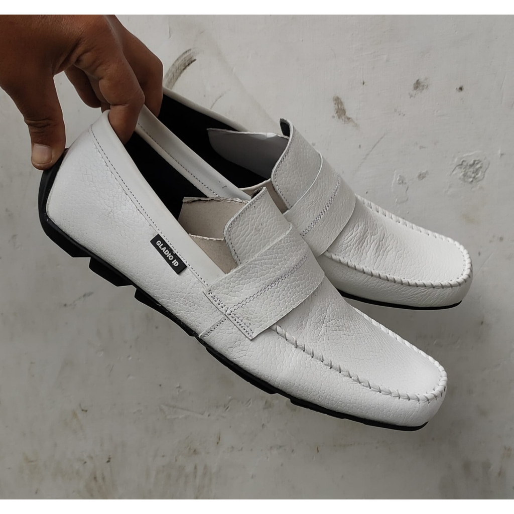 Sepatu Pansus - Sepatu Slip On Pria - Sepatu Slop - Sepatu Kulit - Sepatu Slip On Pria Kulit