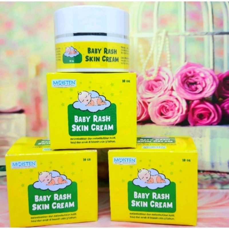 Moisten Baby Rash Skin Cream - krim ruam popok bayi & anak - anti iritasi