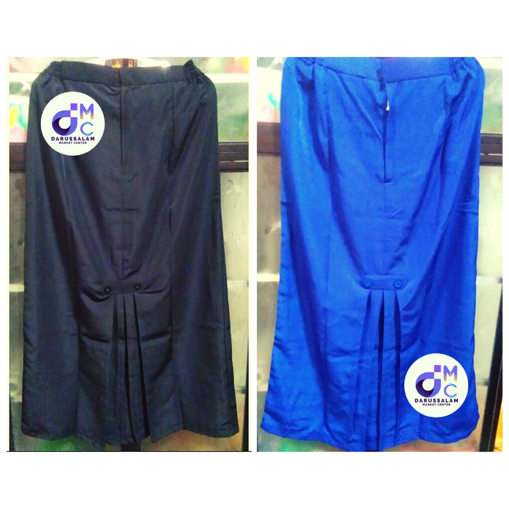 Rok Hitam Polos/ Rok Hitam Santriwati Gontor/ Rok Hitam Santriwati / Rok Biru/ Rok Biru Santri Gonto
