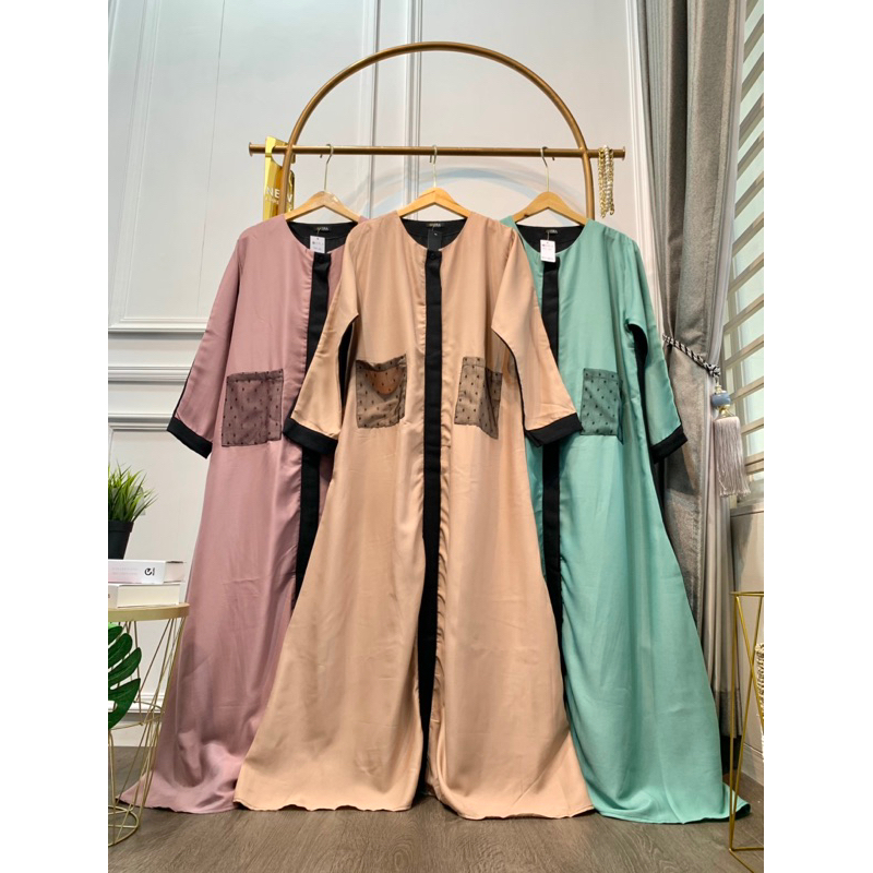 FW Gamis Luna BSA081 | Gamis Busui Friendly