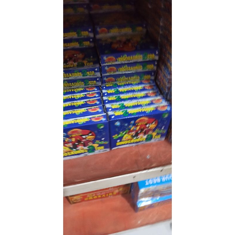 MAINAN KEMBANG API DINO SAURUS 2 TOR(isi 20 PC)