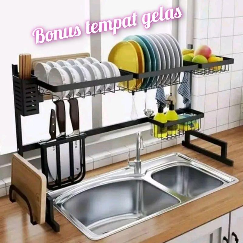 RAK PIRING  STAINLESS WASTAFEL RAK CUCI PIRING
