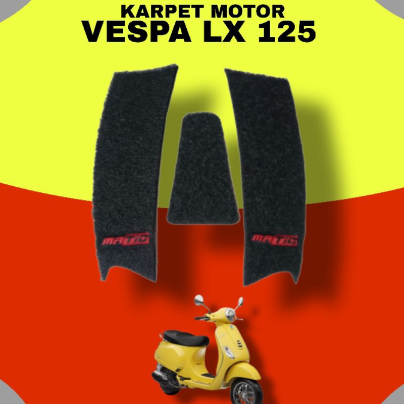 karpet motor vespa lx 125/karpet motor vespa lx/karpet vespa lx/pijakan vespa lx/alas kaki vespa lx