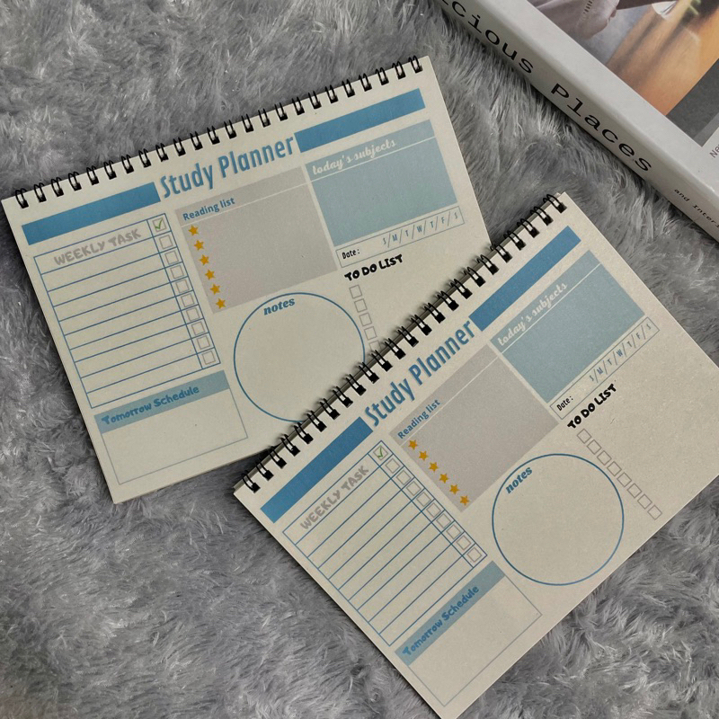 

Study Planner Book / Buku Agenda Belajar untuk Sekolah / Buku Perencanaan