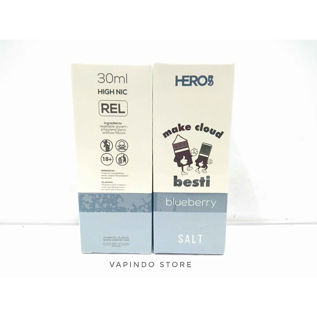 SALT BESTI BLUEBERRY 30ML SALTNIC BY BESTIE HERO57 R57