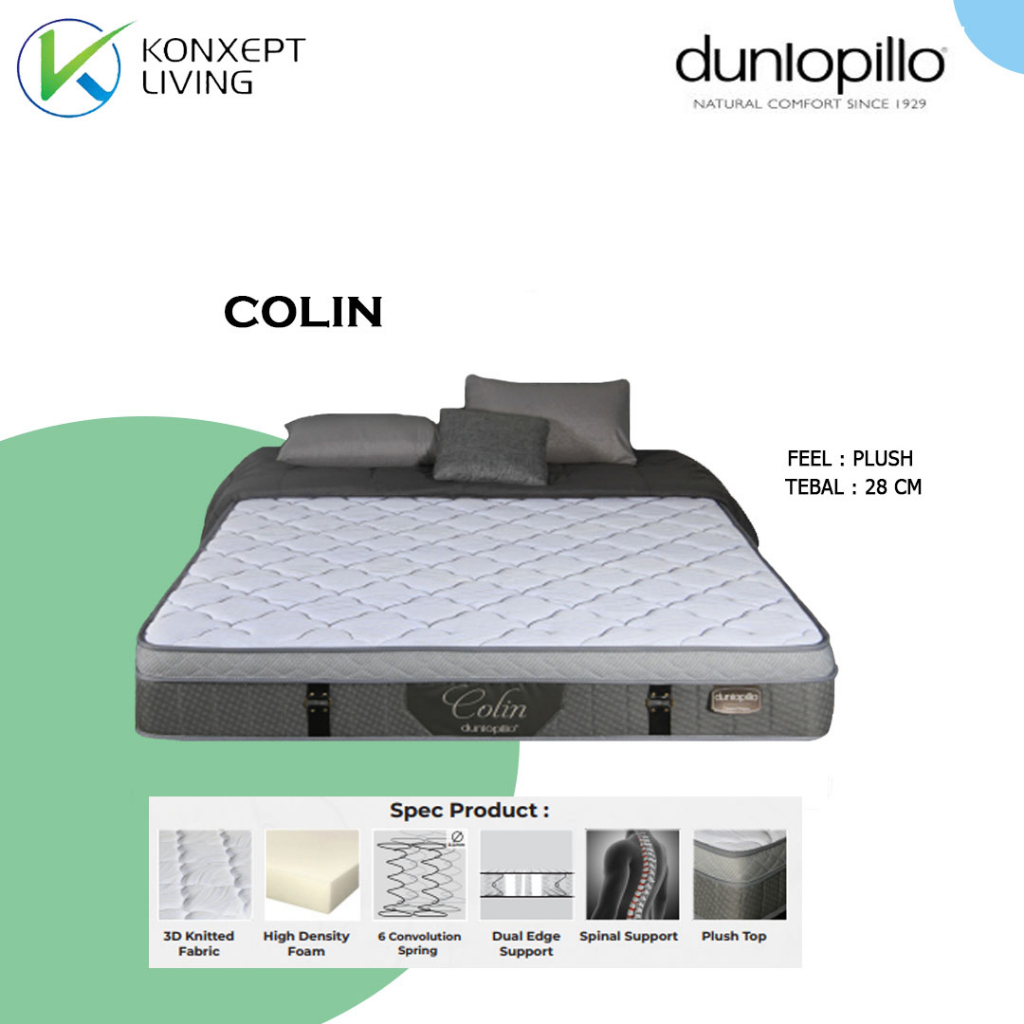 Dunlopillo Springbed Cozy Series Type COLIN - Hanya Kasur