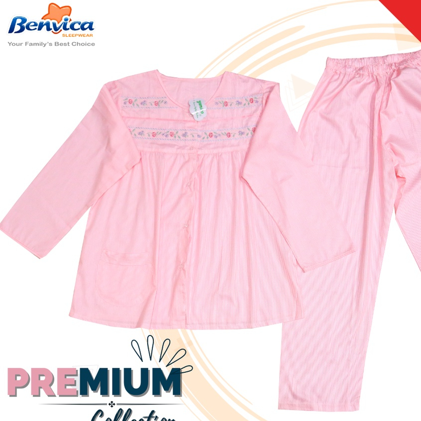 BAJU TIDUR PIYAMA LENGAN PANJANG XL KATUN PREMIUM YUMICO