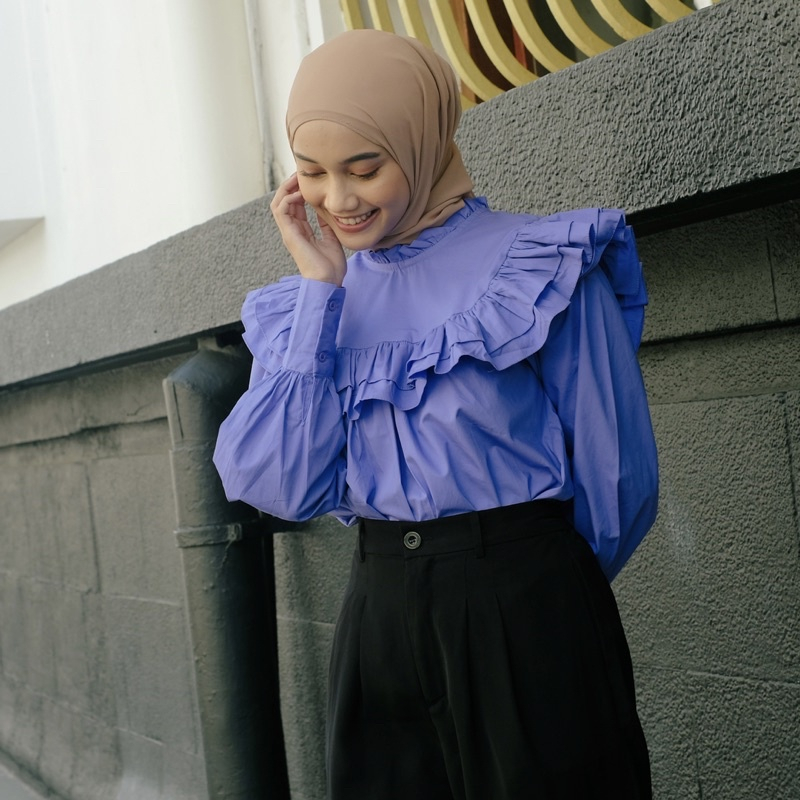 ROSIE BLOUSE KEMEJA / FASHION HIJAB RENDA