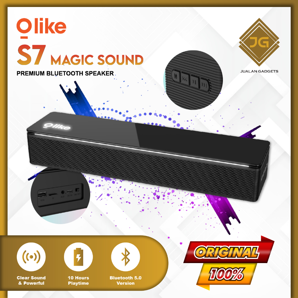 Speaker Olike S7 Magic Sound Wireless - Garansi Resmi Olike