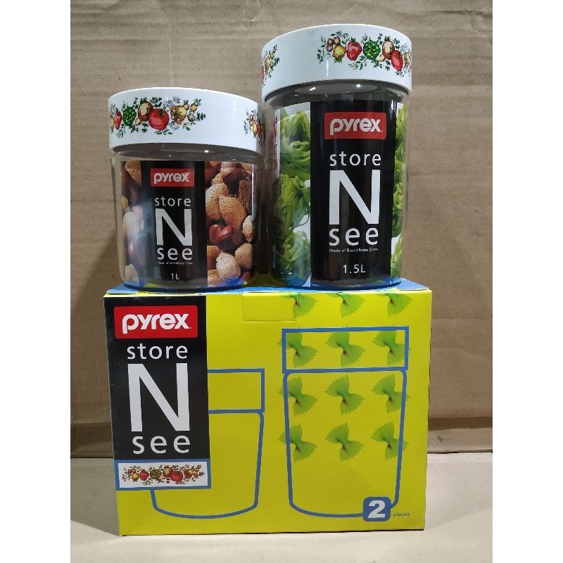 Original Toples Pyrex Gift Set 1 L & 1,5 L
