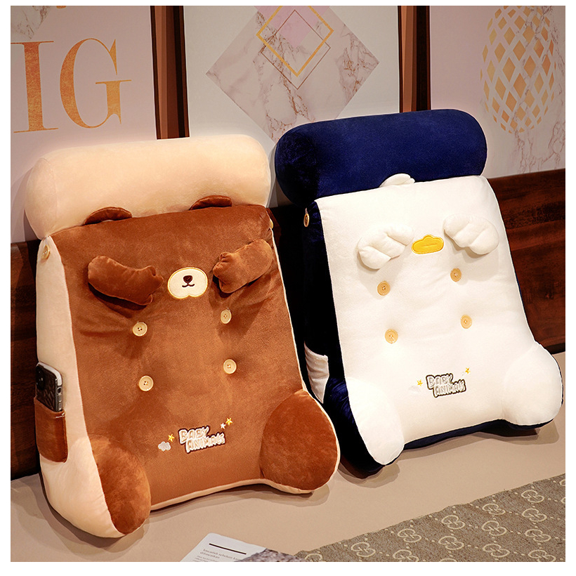 4 in 1 Segitiga Bantal + Guling Lembut Bagus untuk duduk istirahat Dapat Dilepas Dan Dicuci