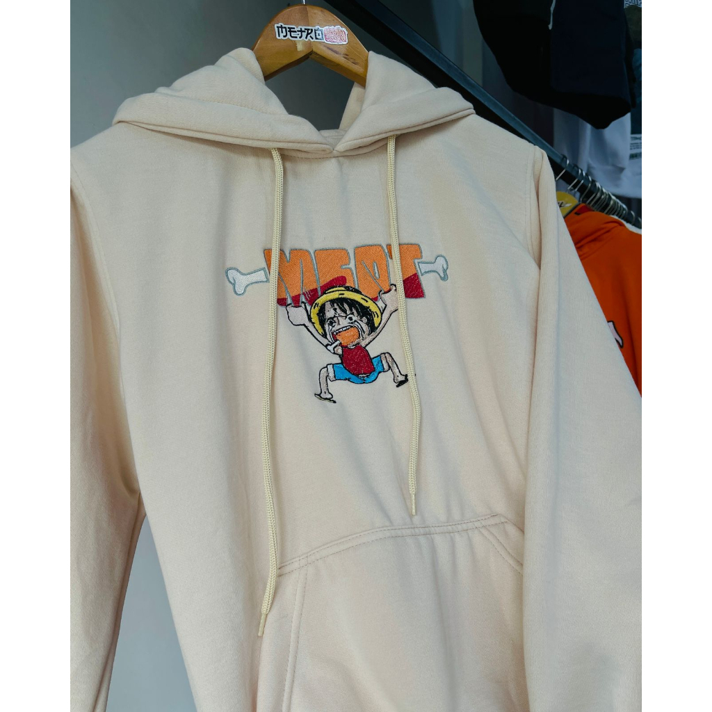 Sweater Hoodie Luffy Meat Cream Niku One Piece Anime Premium Unisex