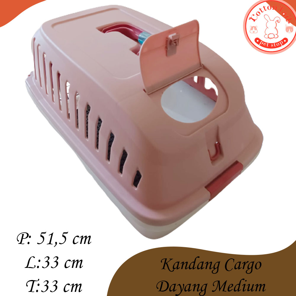 Pet Cargo DAYANG Size Medium Pet Carrier Dayang MINUSAN BACA DESKRIPSI