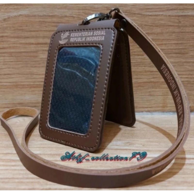

Kalung ID Card Name Tag Kemensos Double Slot