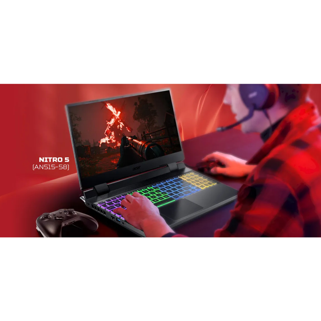 ACER Nitro 5 AN515 58 59X8 i5 12500H 16GB 512GB RTX3050 4GB 15,6 FHD 100% SRGB TGP95 Windows 11 + OHS