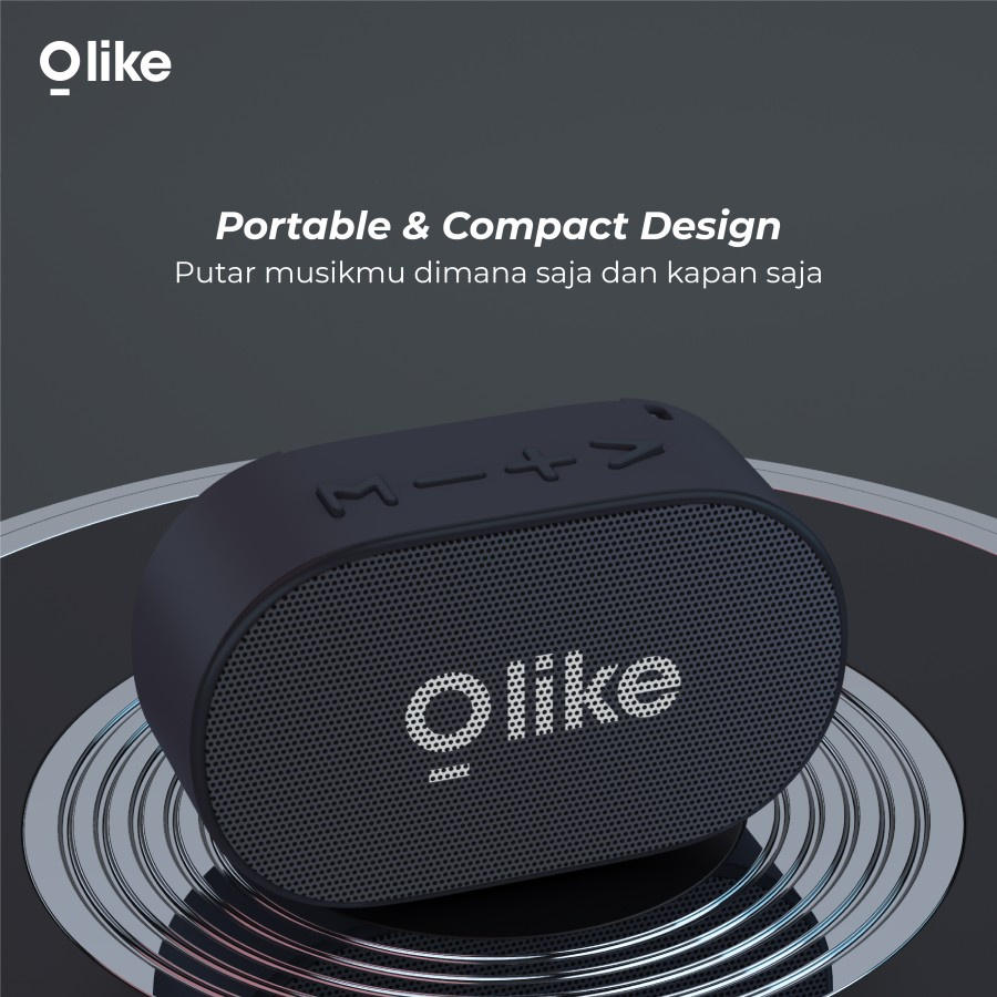 PROMO OLIKE SPEAKER BLUETOOTH WIRELESS PORTABLE FLASHDISK &amp; MICROSD OBS-400 BY.MINIGO