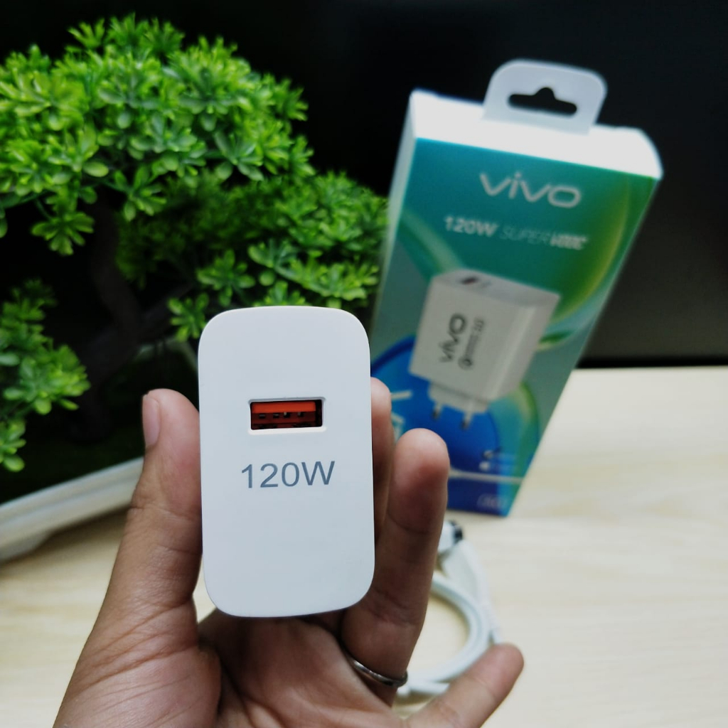 Charger Vivo V25E Dual Engine Fast Charging Dua Mesin Micro USB &amp; Type C