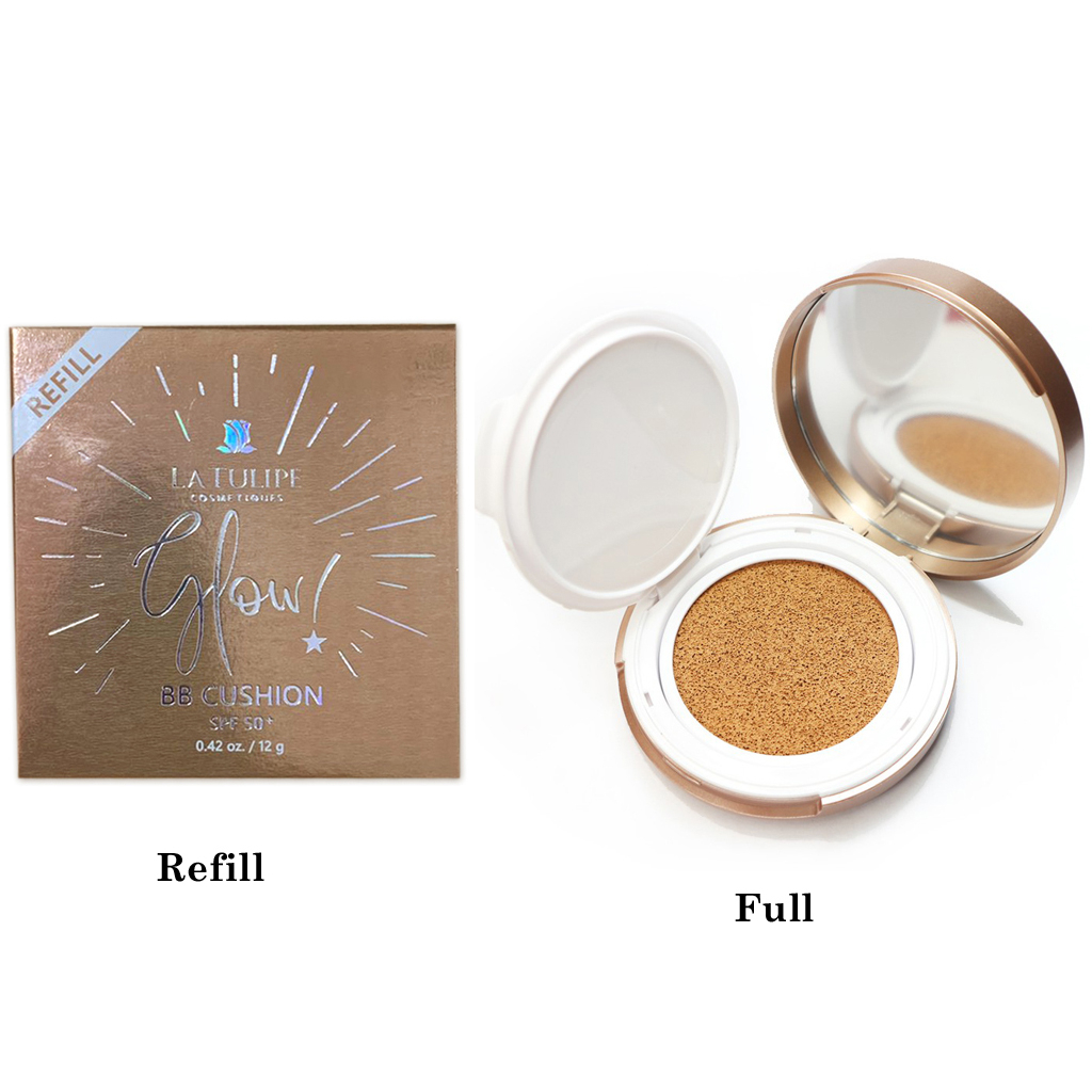 La Tulipe Glow BB Cushion SPF 50 - 12g (Full/Refill)