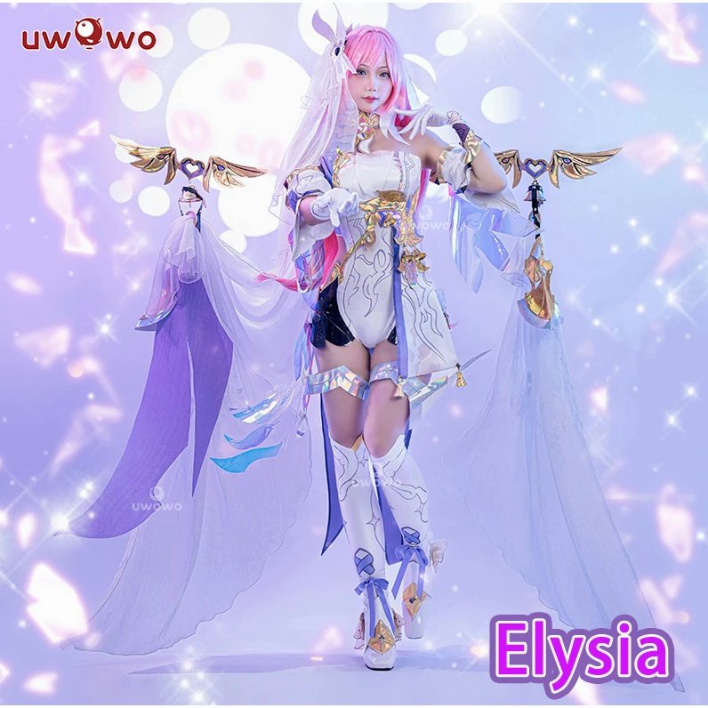 PRE-SALE UWOWO Game Honkai Impact 3: Elysia Herrscher of Human Ego Female Cosplay Costume