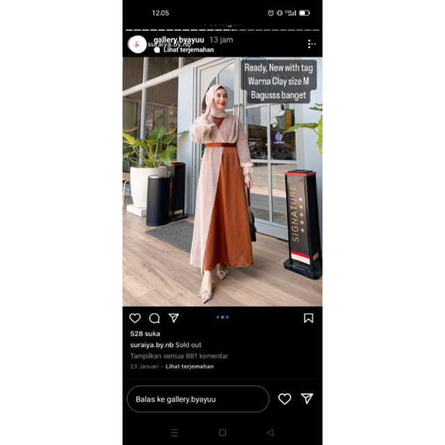 Dress Elvira ori suraiya