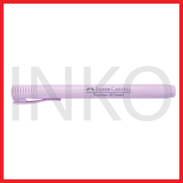 

FABER CASTELL TEXTLINER 38 PASTEL LAVENDER INK