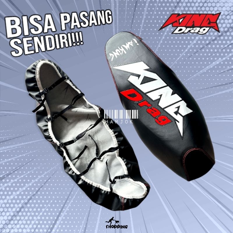 SARUNG SEPEDA MOTOR KING DRAG MENUTUPI COVER JOK ORI ANDA