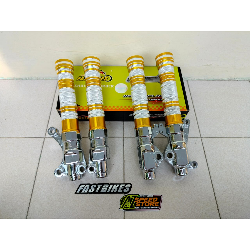 Tabung Bottom Shock Depan Custom Bubut Kartel Sisik Scoopy Beat Vario Vixion Satria Mio Sporty Jupit