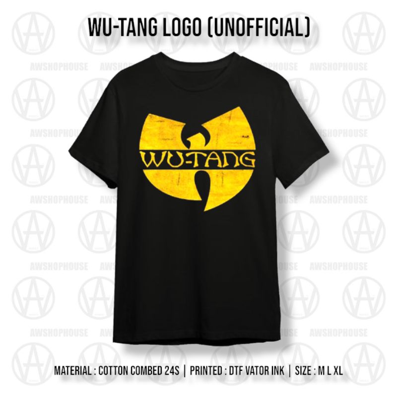 KAOS TSHIRT BAND WU-TANG LOGO (UNOFFICIAL)