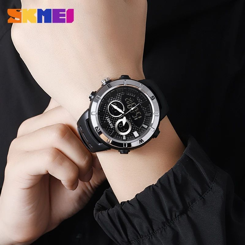 SKMEI 2014 Jam Tangan Pria Digital Analog Anti Air 5 Bar WATCHKITE WKOS