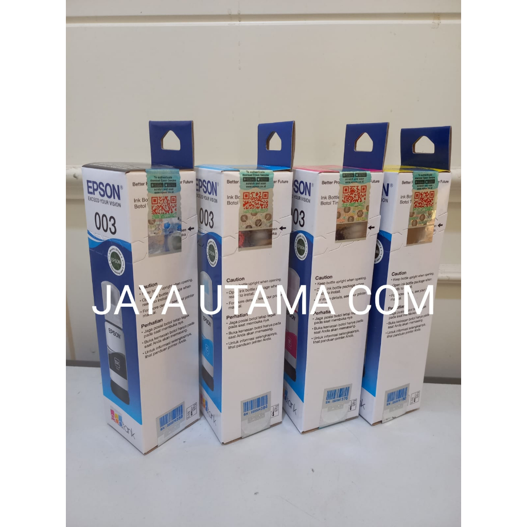 BEST SELLER Tinta Epson 003 Original Refill Ink Printer L3110 L3150