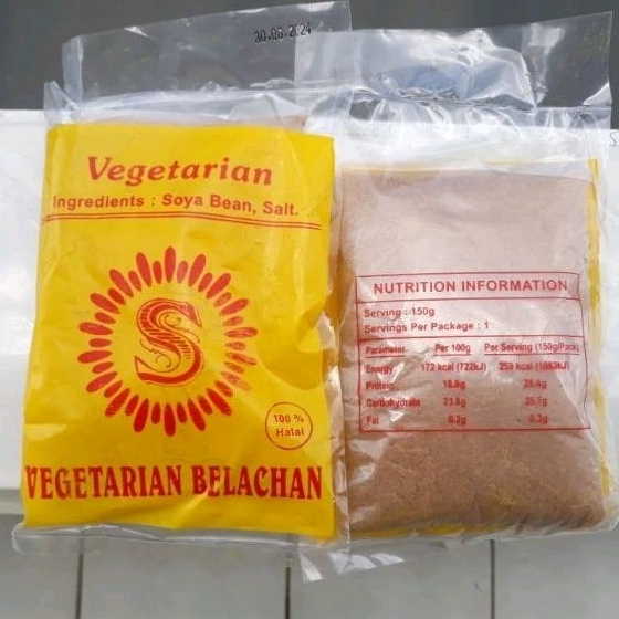 

Belachan - Belacan - Terasi Bubuk S 150 gr Vegan & Vegetarian