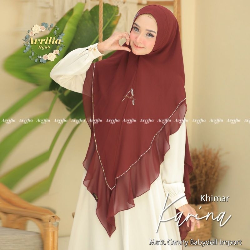 Khimar Karina ori Avrilia hijab