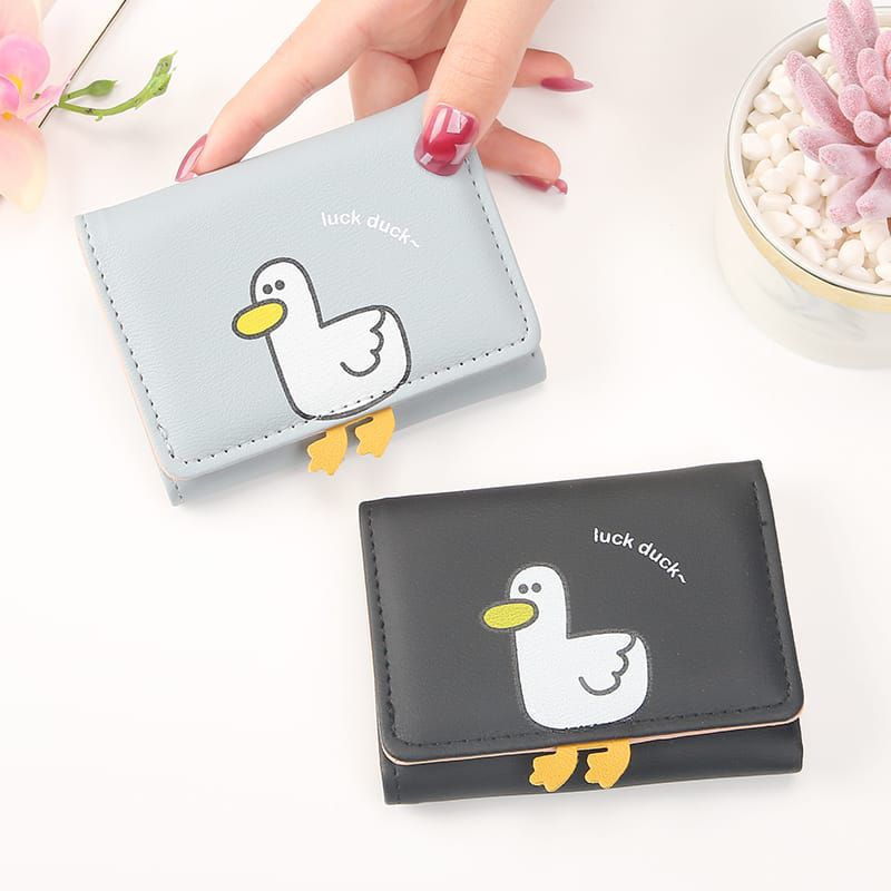 DW-16 Dompet lipat Wanita Mini Luck Duck
