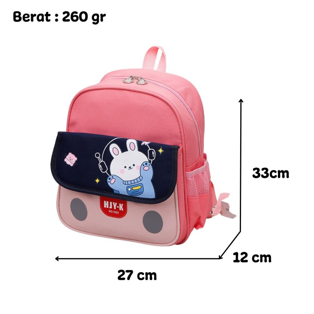 [M.Toys] Tas Ransel Anak Sekolah Model Lucu dengan Karakter Imut Kualitas Import Premium -M0226