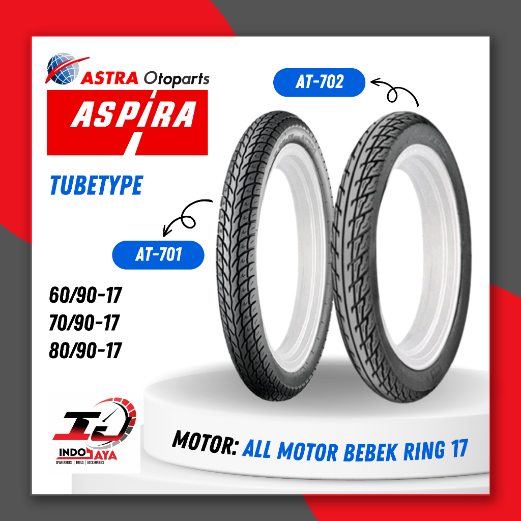 [BAYAR DI TEMPAT] BAN ASPIRA TUBETYPE (NON TUBELESS) AT-702X / AT-701X / AT701 / AT702 BAN LUAR ASPI