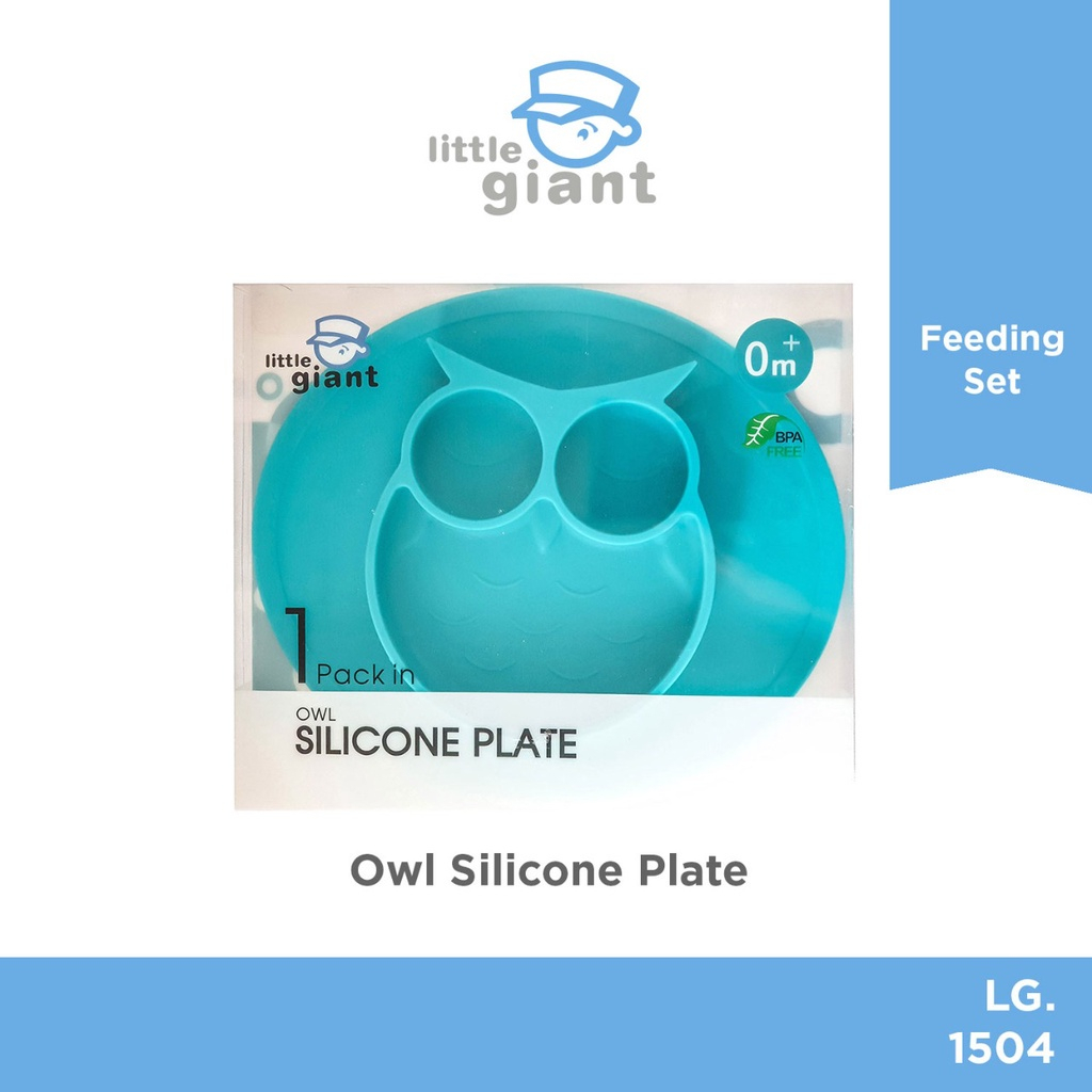 Little Giant Owl Silicone Plate Piring Makan Silikon LG.1504