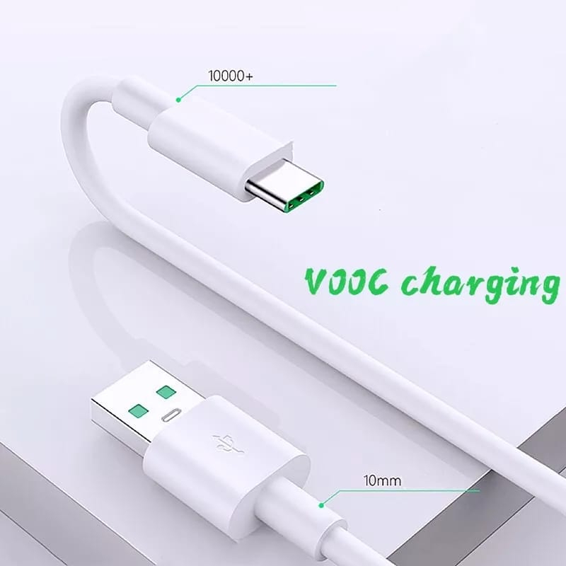 Charger Oppo 80W SUPER VOOC Micro USB &amp; Type C Fast Charging Original