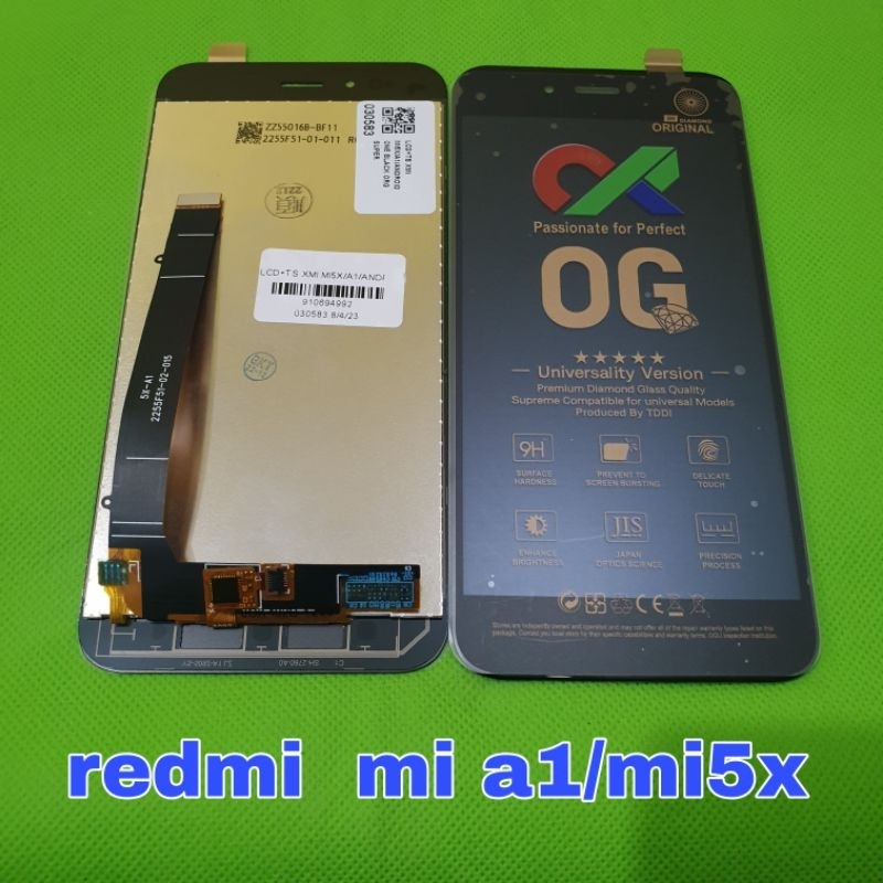 lcd ts xiaomi redmi mi a1 / mi 5x fullset lcd touchscreen