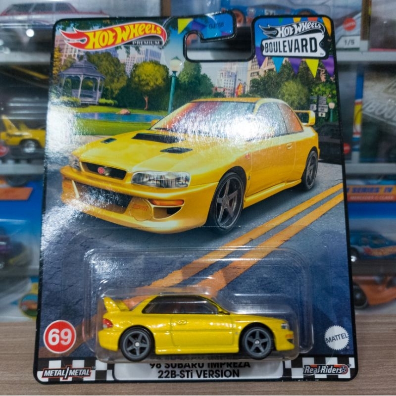 HOT WHEELS 98 SUBARU IMPREZA 22B-STi VERSION - BOULEVARD - PREMIUM