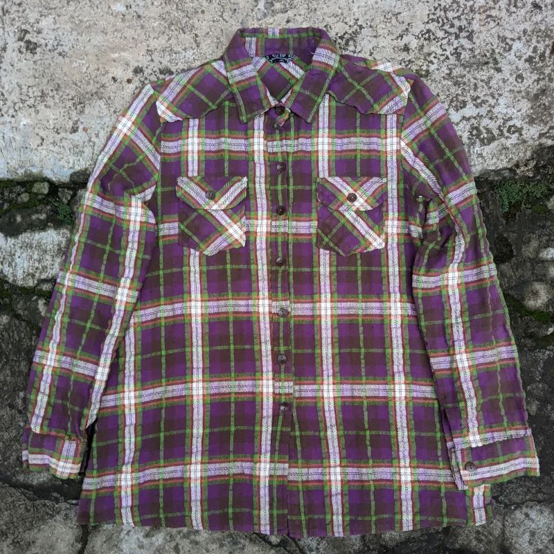 Kemeja flannel marianne wool