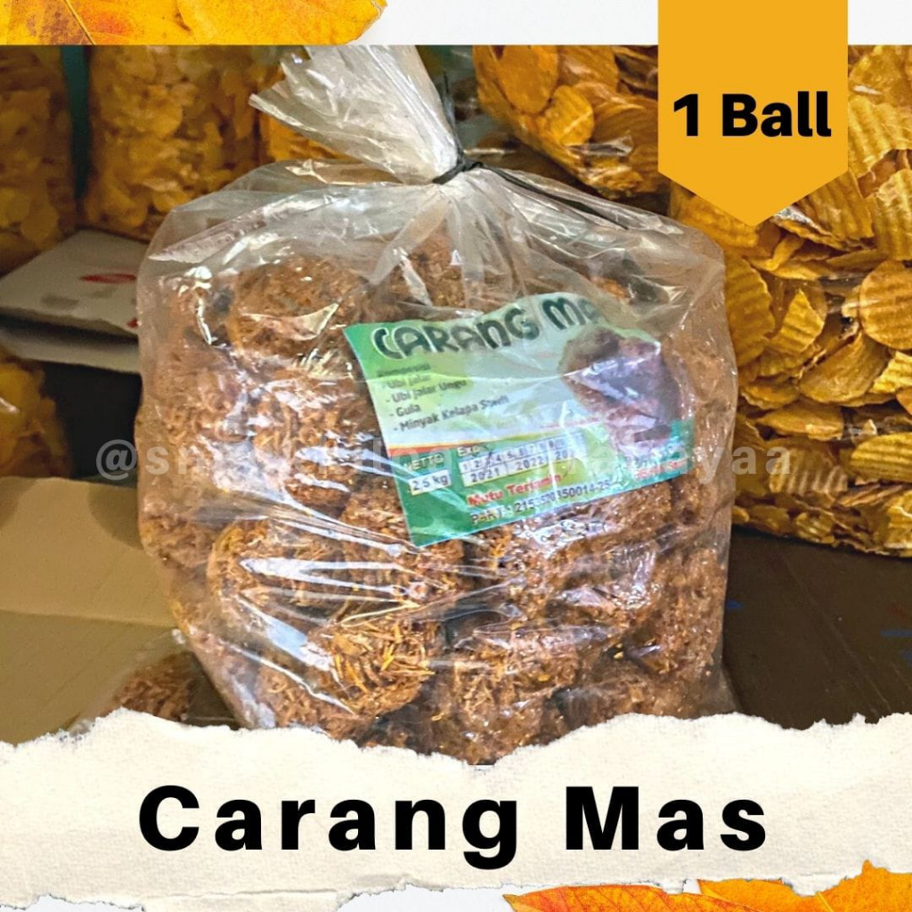 

Carang Mas 1 BALL ( 2,5 KG ) / Bola Rambutan Manis/ Udang Rambutan Manis/ Snack Kiloan Murah/ RT86SBY