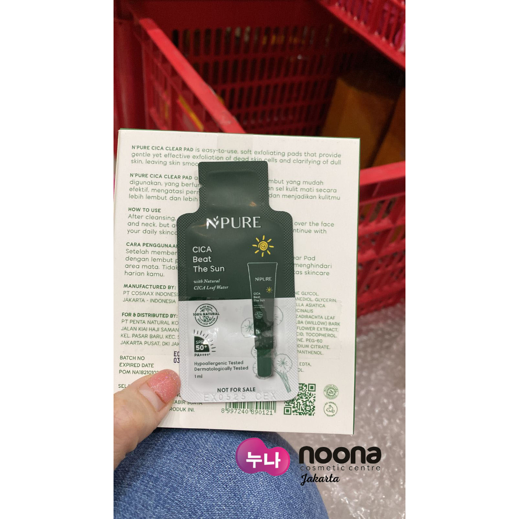 (FREE) NPURE CICA CLEAR PAD MINI SACHET