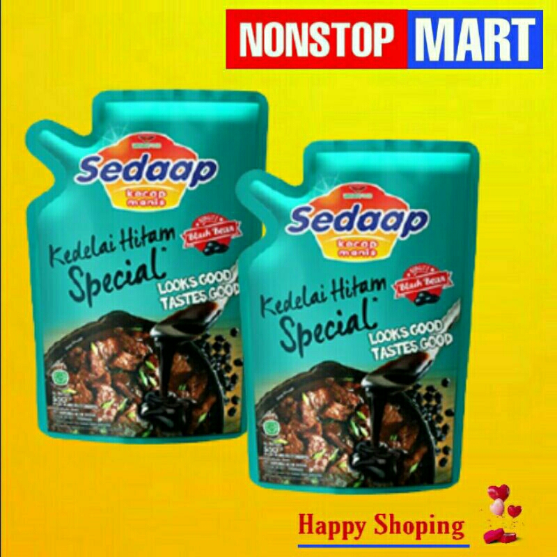 

SEDAAP kecap manis kedelai hitam 520ml