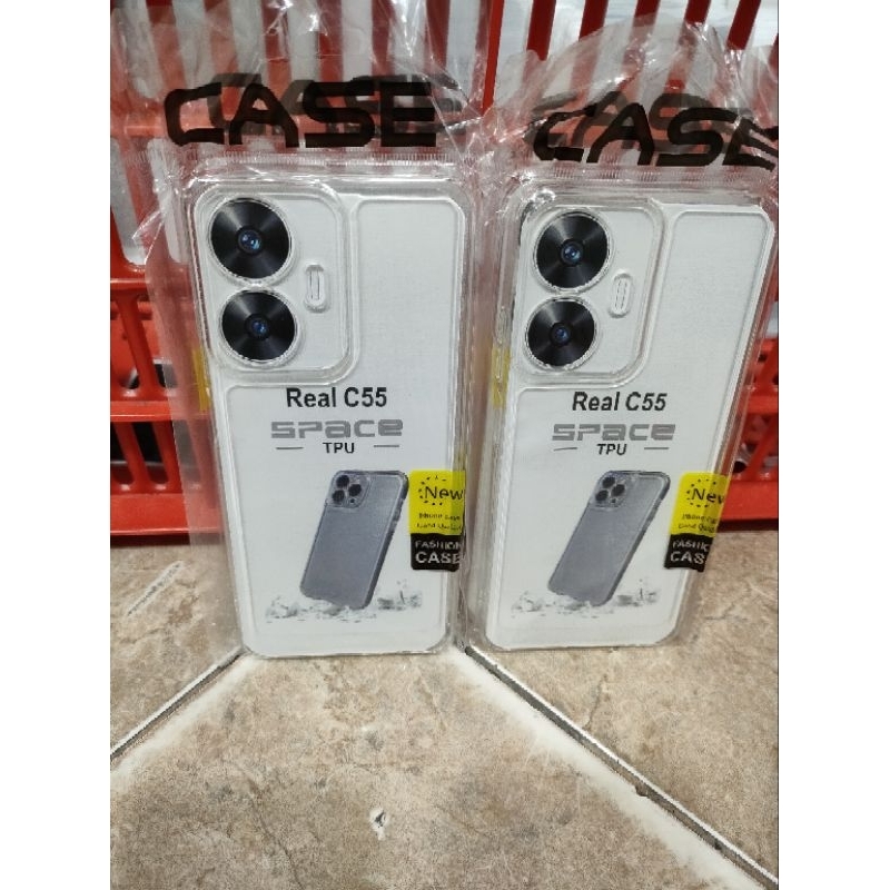 Softcase Realme C55 Silikon Casing Case Bening Transparan Terasfaran Pelindung Pro Camera
