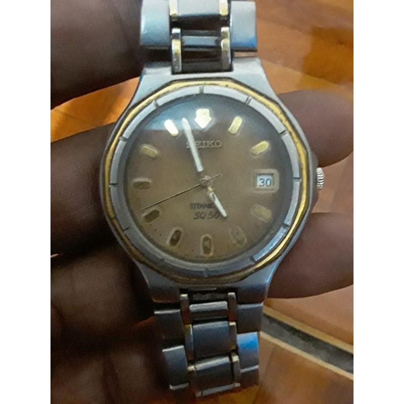 seiko SQ50 titanium