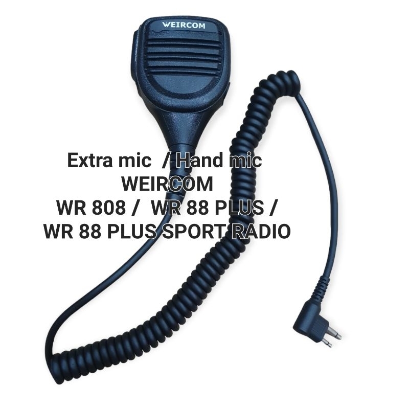 EXTRA MIC HT WEIRCOM WR 808 WR 88 PLUS SPORT RADIO