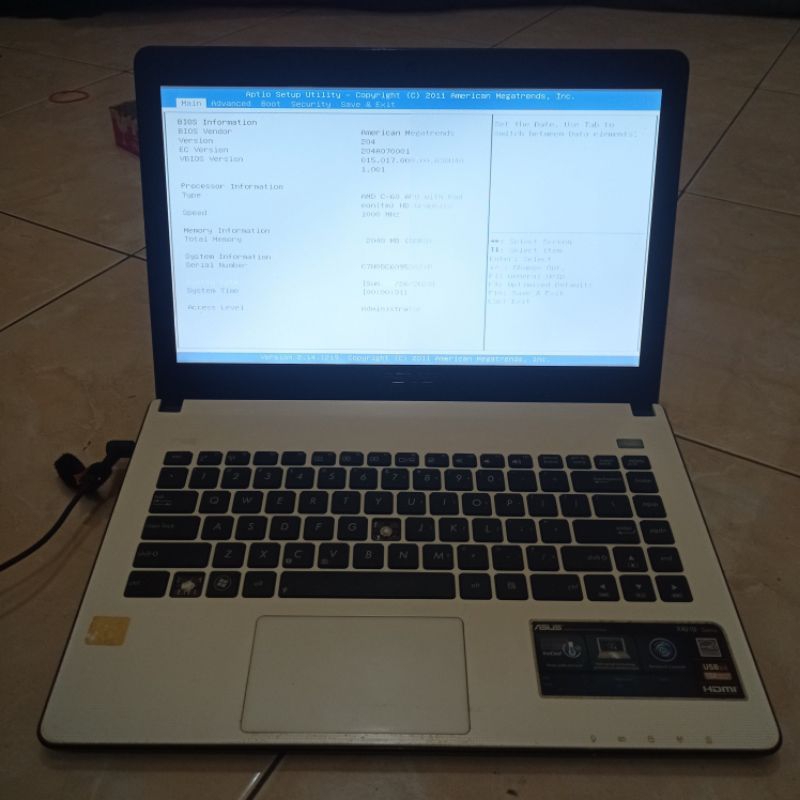 motherboard mainboard mobo mesin Laptop Asus X401 X401U X401 U