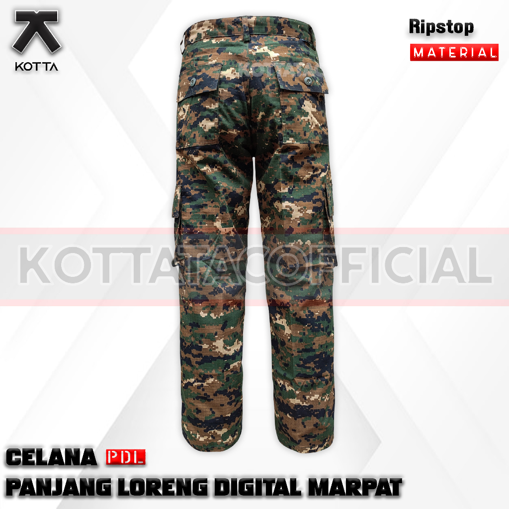 CELANA PDL LORENG DIGITAL MARPAT - CELANA CARGO  PANJANG LORENG MARPAT - CELANA CARGO LORENG MARPAT US ARMY