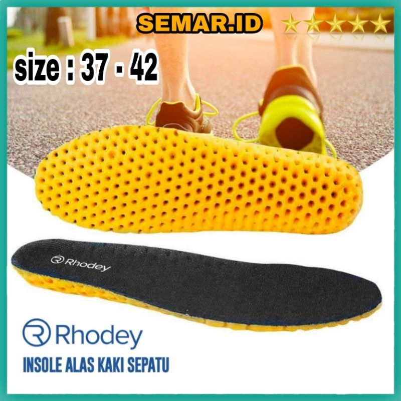 Rhodey Insole Alas Kaki Sepatu Olahraga Anti Bau Ukuran 37 sampai 42